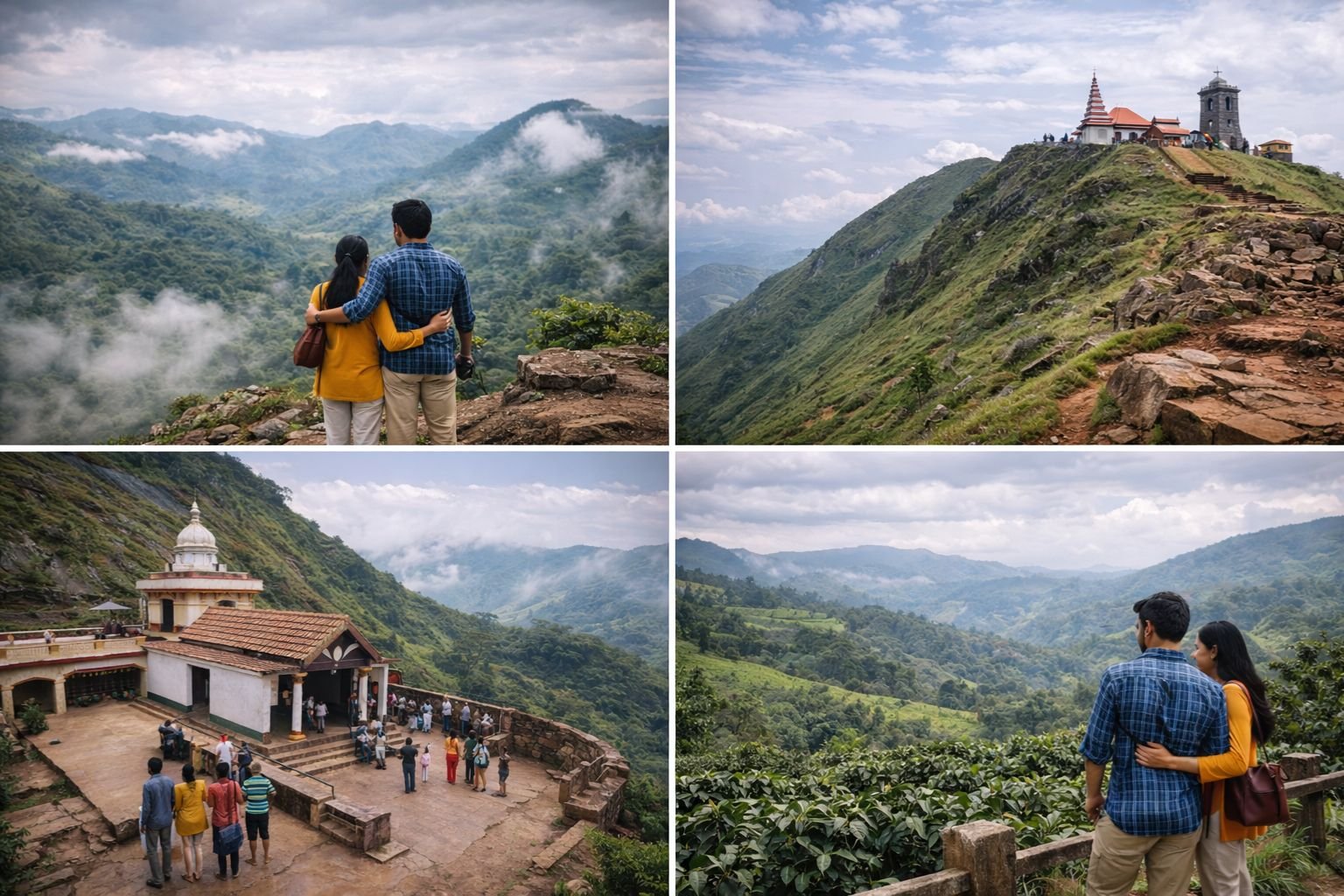 Chikmagalur taxi from Coorg - Mullayanagiri and coffee trail